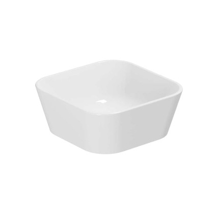 Azzurra Build Раковина 35х35х14 см, без отв., накладная, цвет: белый