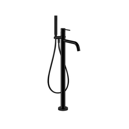 Gessi Emporio Via tortona Смеситель для ванны, напольный, с душевой лейкой, цвет: Black XL
