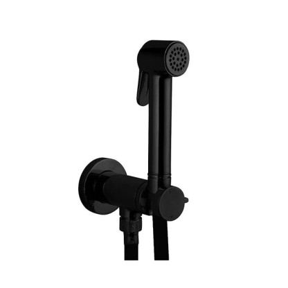 Bossini Paloma Brass Душевая лейка ?34 mm, с клапаном подачи, цвет: черный матовый
