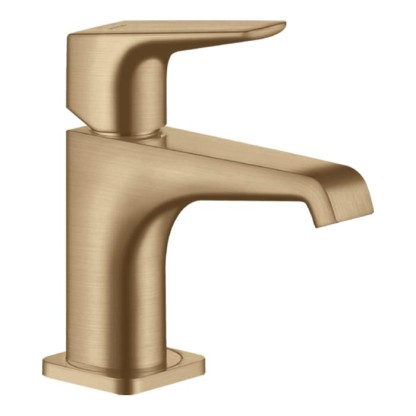 Axor Citterio E Смеситель для раковины 90, на 1 отв., цвет: шлифованная бронза