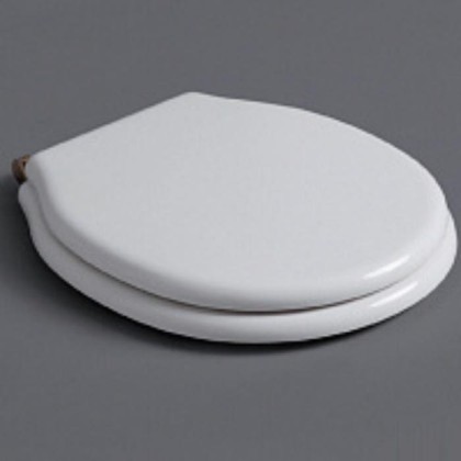 SIMAS Londra Сиденье для подвесного унитаза, с микролифтом, цвет: белый/бронза