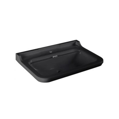 Kerasan Waldorf Раковина 80х55 см, 1 отв., керамическая, цвет: черный/хром