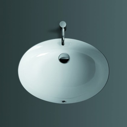 SIMAS Top e lavabi d'arredo Раковина 58х43 см, без отв., под столешницу, цвет: белый