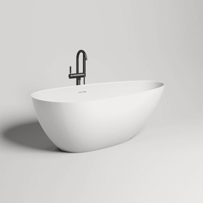 Salini Paola Bassa Ванна отдельностоящая 172х82.7х57.8cм, "Up&Down", сифон, слив-перелив, S-Sense, цвет: белый глянцевый