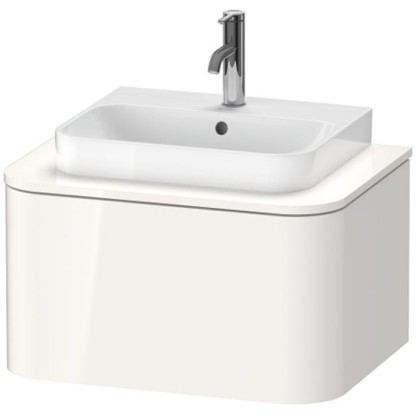 Duravit Happy D.2 Plus Тумба подвесная 65x55х35.4см, с раковиной и 1 ящиком, цвет: белый глянцевый