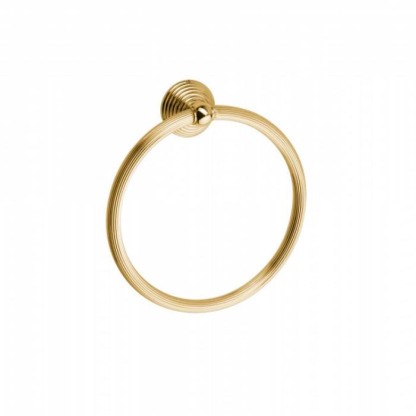 Bongio Impero  Полотенцедержатель-кольцо 20см., подвесной,  цвет: золото 24к.