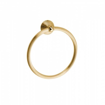 Bongio Impero  Полотенцедержатель-кольцо 20см., подвесной,  цвет: золото 24к.