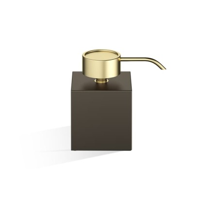 Decor Walther DW 476 Дозатор для мыла, настольный, цвет: темная бронза / золото матовое