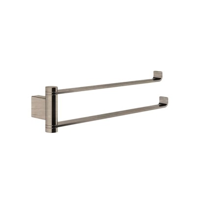 Gessi Emporio accessories Поворотный двойной полотенцедержатель., цвет: Finox Brushed Nickel