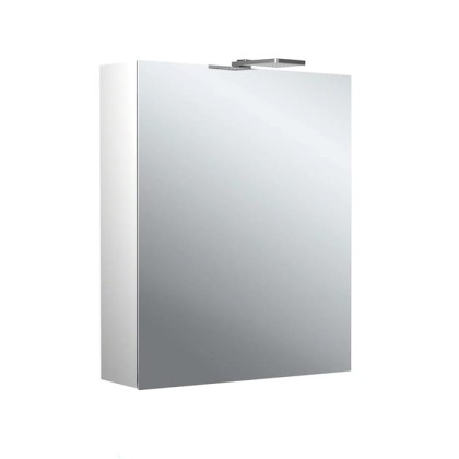 Emco Pure 2 Зеркальный шкаф 60см., с подсветкой-LED, навесная модель, с подсв. для раковины, 1 дверка