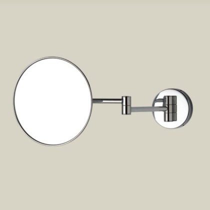 Bertocci Specchi Зеркало косметические, настенное зеркало без подсветки, 3-х кратное увеличение, цвет: медь состаренная