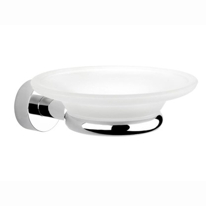 Nicolazzi Minimale Мыльница, подвесная, цвет: хром/белый
