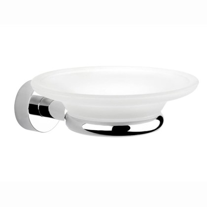 Nicolazzi Minimale Мыльница, подвесная, цвет: хром/белый