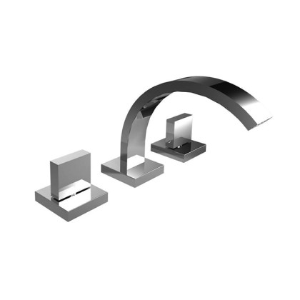 Bongio Domino Смеситель для биде на 3 отв, цвет: хром