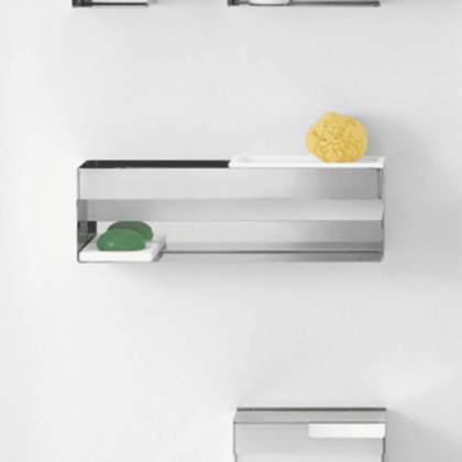 Agape 369 Полочка для аксессуаров, 36см, подвесной, цвет: глянец