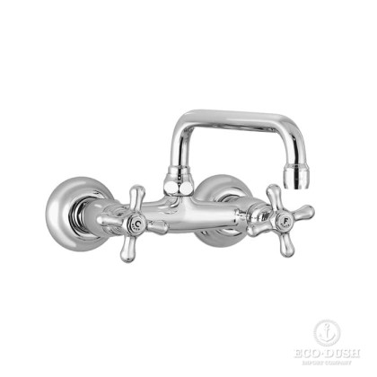 Stella Roma Смеситель для мойки настенный 3245/200, длина излива 200мм цвет: хром