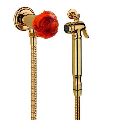 THG Dragon Sun Гигиенический душ, цвет: золото/хрусталь