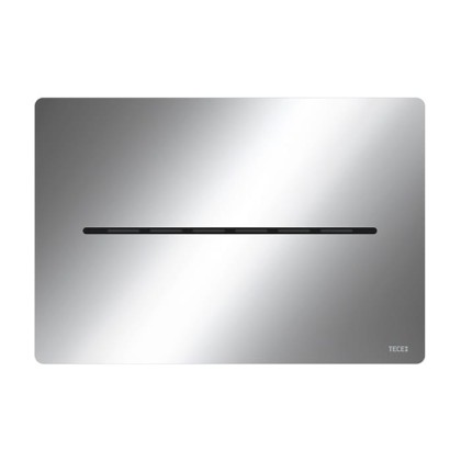 TECEsolid Металическая панель смыва для унитаза TECEsolid с бесконтактной активацией, батарея 12 В, хром глянцевый