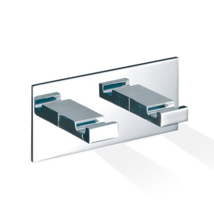 Decor Walther Brick KHAK2 Крючок самоклеящийся двойной, подвесной, цвет: хром