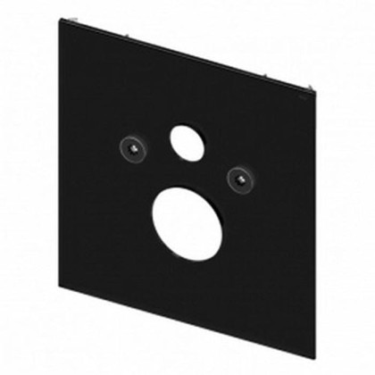 TECElux Нижняя панель для установки стандартного унитаза, стекло черное