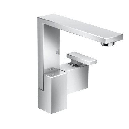 Axor Edge Смеситель для раковины, на 1 отв., с донным клапаном push/open, излив 175мм, цвет: хром