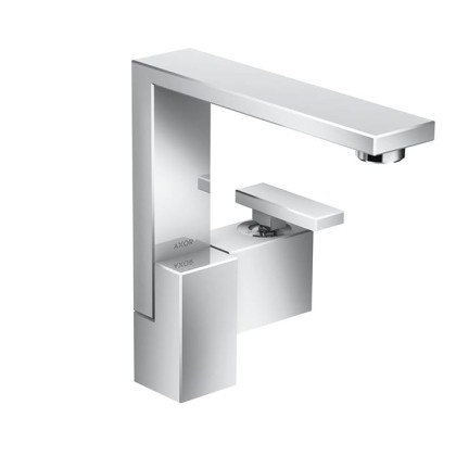 Axor Edge Смеситель для раковины, на 1 отв., с донным клапаном push/open, излив 175мм, цвет: хром