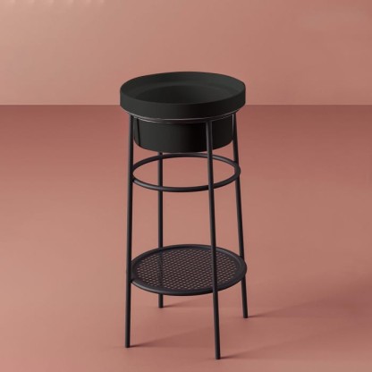 Artceram FUORI SCALA Металическая структура ?38хh83см для раковины без отв под смеситель, Fuori Scala ?41, напольная, цвет: черный матовый