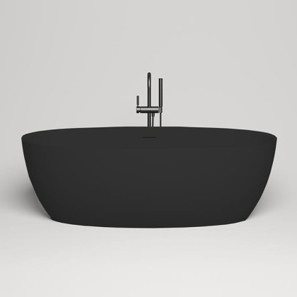 Salini Alda Ванна отдельностоящая 178х92х58см, донный клапан , сифон, слив-перелив, S-Stone, цвет: RAL9011