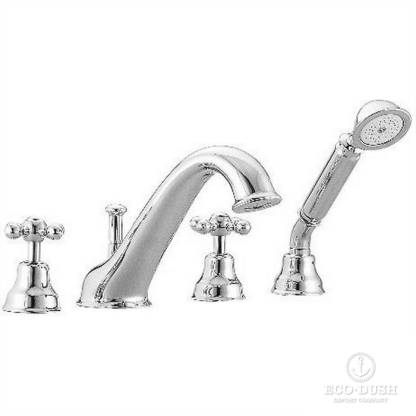 CISAL Arcana Ceramic Смеситель на борт ванны на 4 отверстия, цвет: хром