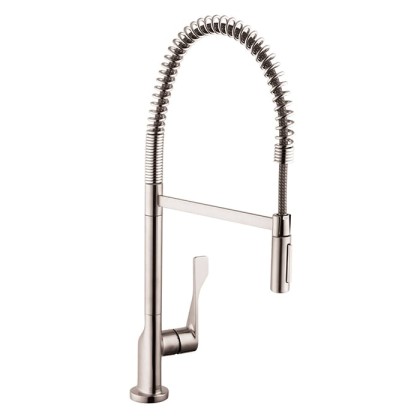 Axor Citterio Смеситель для кухни Semi-Pro, однорычажный, на 1 отв, излив: 270мм, цвет: под сталь