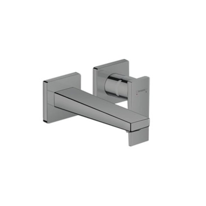 Hansgrohe Metropol Встраиваемый смеситель для раковины, излив 225мм, внешняя часть, цвет: шлифованный черный хром