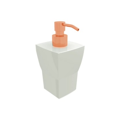 Bertocci Grace Дозатор настольный/подвесной, цвет: белая керамика/розовое золото