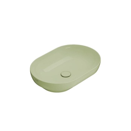 Globo T-Edge Раковина-чаша 60х41х14 см, без отв., на столешницу, цвет: Lime