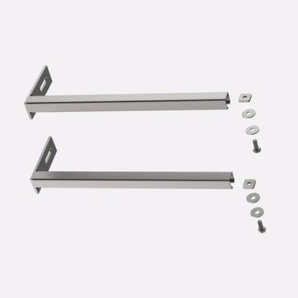 SANIT Удлинительный кронштейн для бокового стенового крепления конструкций INEO 395мм, оцинкованная сталь, (в комплекте - 2шт)