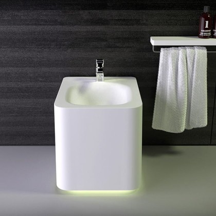 KNIEF Shine Биде напольное 58х39х41 см, с 1 отв под смеситель, цвет: белый