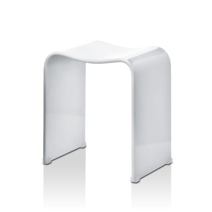 Decor Walther DW 80 Табурет 40x30x46см, акрил, напольный, цвет: белый