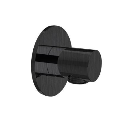 Almar Вывод из стены для душевой лейки, цвет: черный металл брашированный PVD