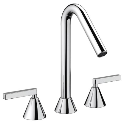 Nicolazzi Flag Смеситель для раковины, на 3 отв, h: 14.8см., цвет: хром