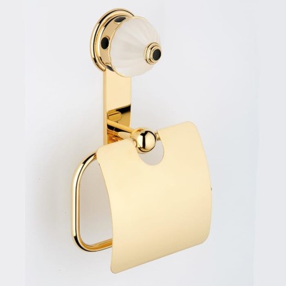 THG Cheverny Onyx noir Держатель туалетной бумаги, подвесной, цвет: золото