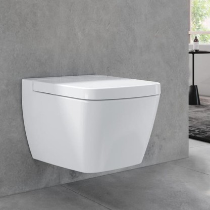 TECEone Унитаз подвесной 54х35.8х35 см, комплект крепежей, цвет: белый