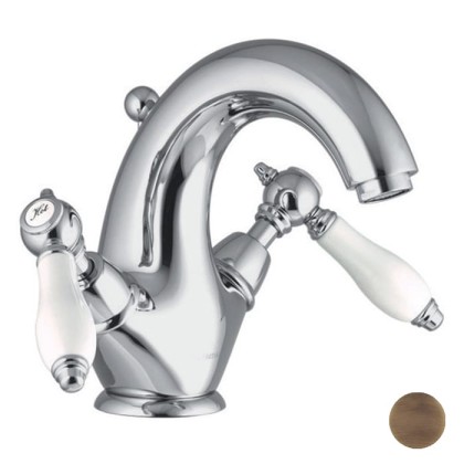 Carlo Frattini Herend Смеситель для раковины, 1 отв., цвет: бронза