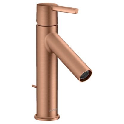 Axor Starck Смеситель для раковины 100 , на 1 отв., CoolStart, с донным клапаном, цвет: шлифованное красное золото