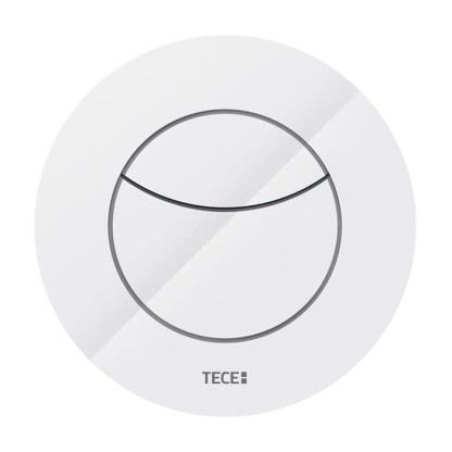 TECEflushpoint Панель смыва пневмо, 2 клавиши, круглая, цвет: белый