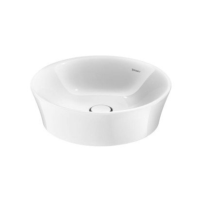 Duravit White Tulip Раковина накладная ?50см, без перелива, без отв., WonderGliss, цвет: белый