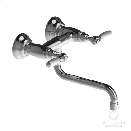 Stella Italica Leve Смеситель для мойки настенный 3243/200, длина излива 200мм цвет: хром