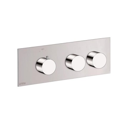 Carimali ilTondo Смеситель термостатический, встраиваемый, на 2 выхода, цвет: хром