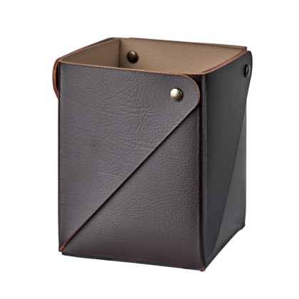 ADJ Коробочка MIU для чайных пакетов, 7x7xH8 см., цвет: шоколад/капучино