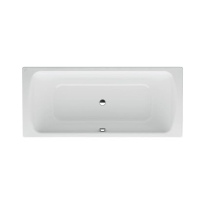 Laufen Pro Ванна встраиваемая, 170x75см., эмалированная сталь (3,5 мм), с центральным выпуском,  шумоизоляционное покрытие, без отверстий для ручек, с антискользящим покрытием, цвет: белый