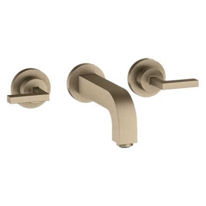 Axor Citterio Смеситель для раковины, встраиваемый, излив: 16.2см., ручка: рычаг, цвет: шлифованный никель