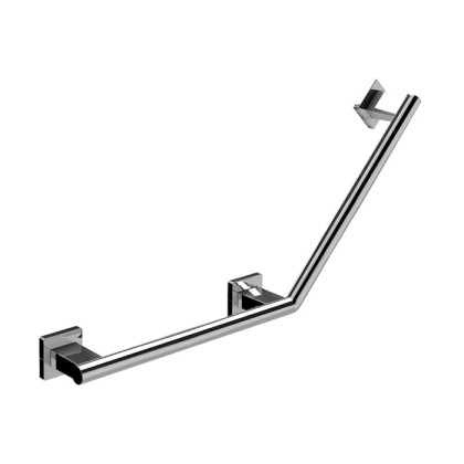 EMCO System2 Поручень изогнутый, левый, 135°, подвесной, цвет: хром